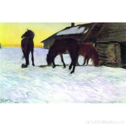 Стригуны на водопое. Домотканово