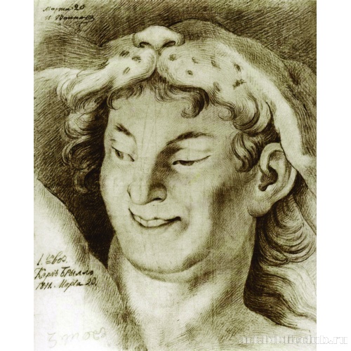 Голова Вакха. Копия с оригинала