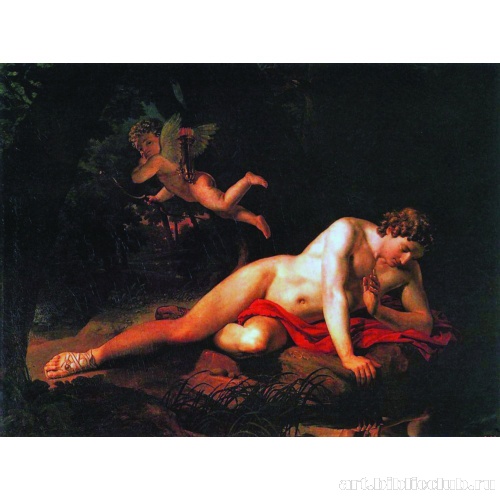 Нарцисс, смотрящийся в воду