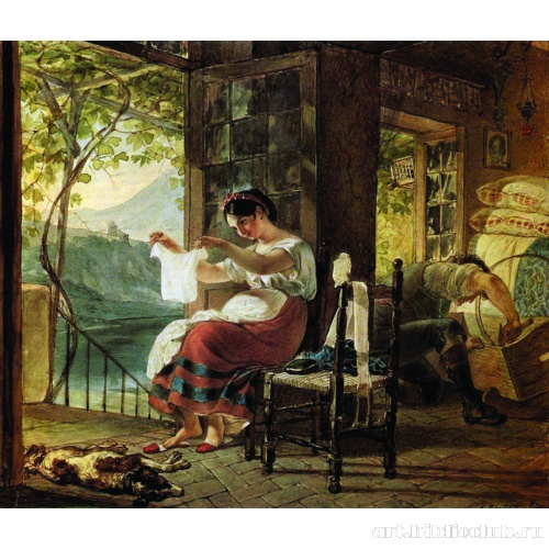 Семейная сцена в Италии