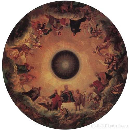 Эскиз росписи большого купола Исаакиевского собора