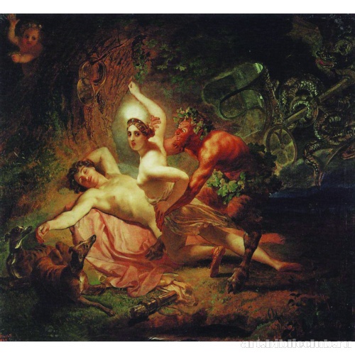 Диана, Эндимион и Сатир