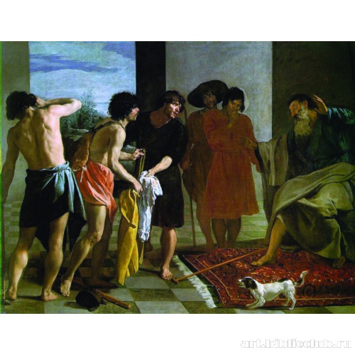 Окровавленный плащ Иосифа приносят Иакову