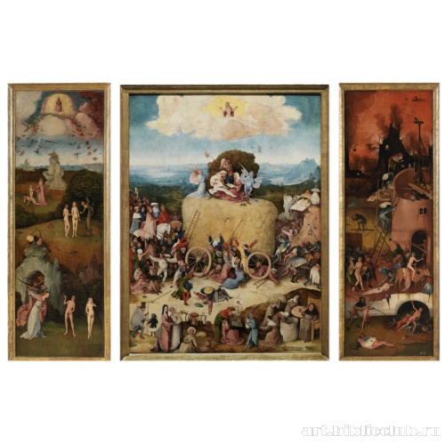 Воз сена. Триптих. Общий вид