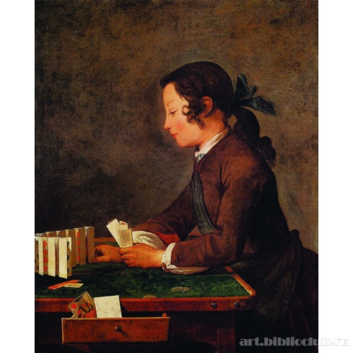 Мальчик с карточным замком