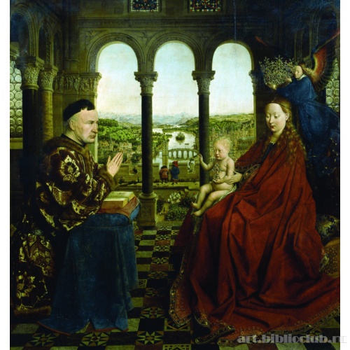 Мадонна канцлера Николя Ролена