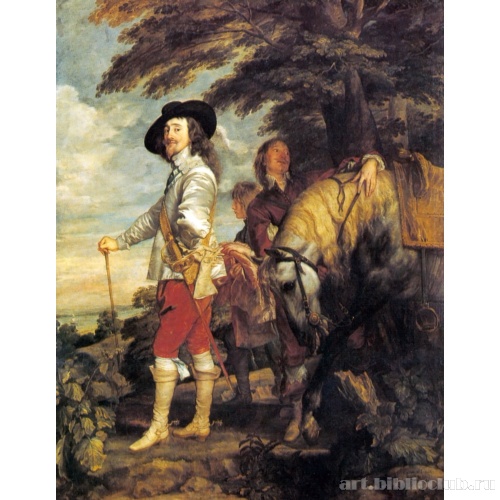 Карл I, король Англии, на охоте