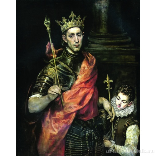 Святой Людовик, король Франции, и паж