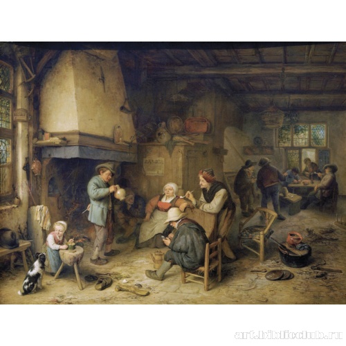 Крестьяне в интерьере