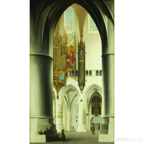 Интерьер церкви Святого Бавона в Харлеме