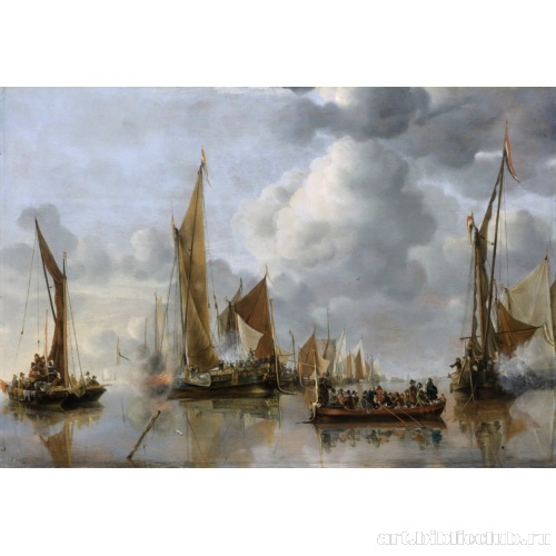 Флот салютует государственному баркасу