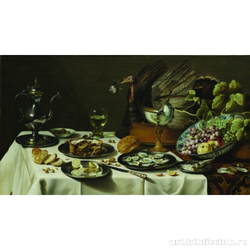 Натюрморт с пирогом с индейкой