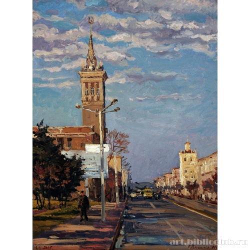 Солнечный зимний день в г. Запорожье