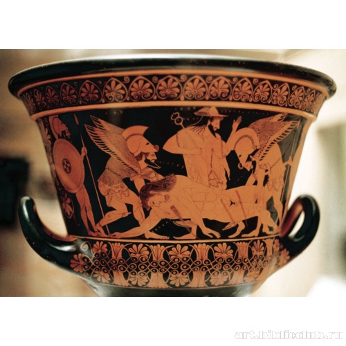 Краснофигурный килик-кратер. Фрагмент