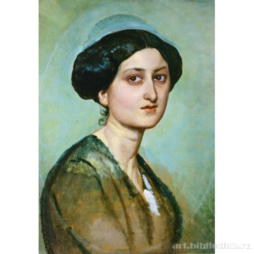 Натурщица Ассунта в повороте Христа