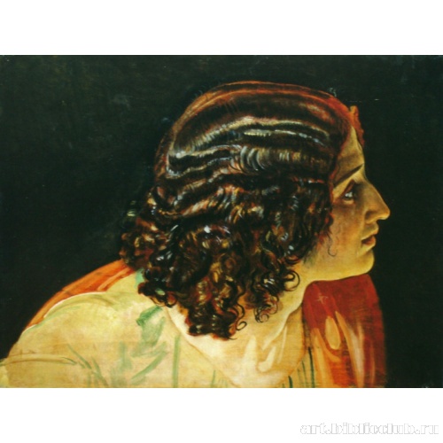 Голова Иоанна Богослова с темно-рыжими волосами