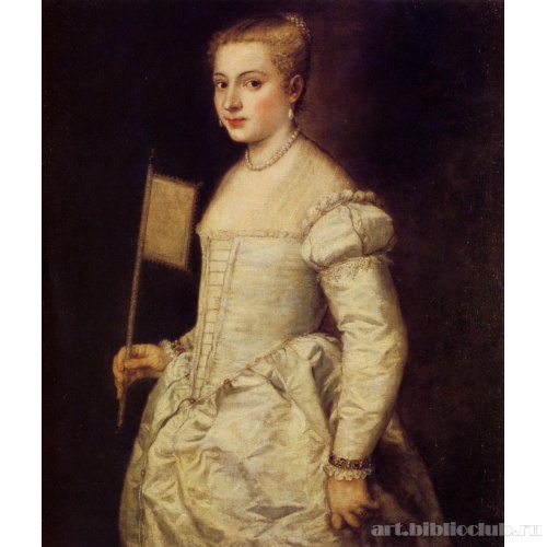 Портрет дамы в белом платье