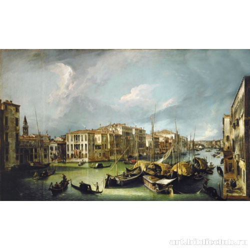 Большой канал: вид на северо-восток на мост Риальто