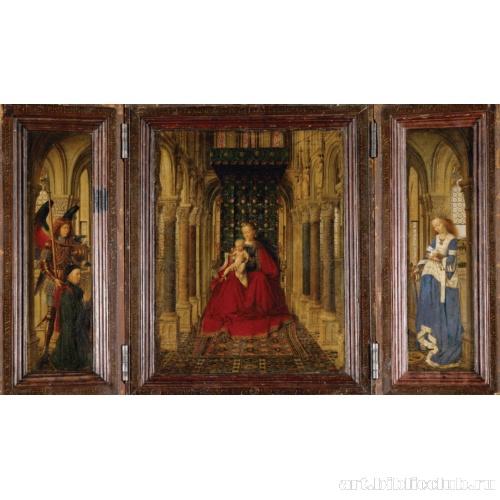 Богоматерь с Младенцем на троне в храме