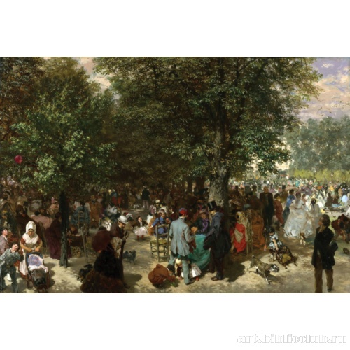 Полдень в саду Тюильри