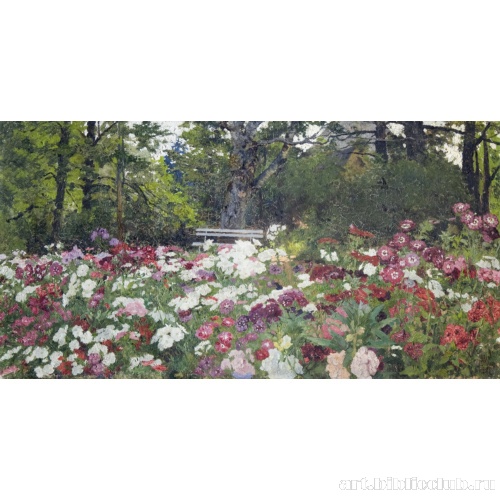 Цветочный сад в Абрамцеве