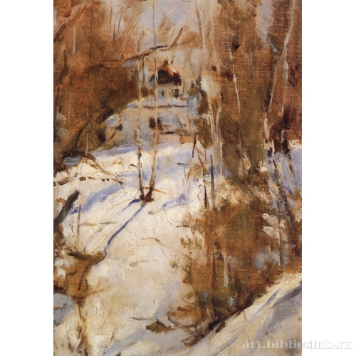 Зима в Абрамцеве. Церковь