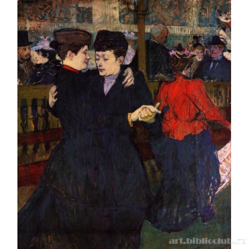 В «Мулен-Руж». Две танцующие женщины