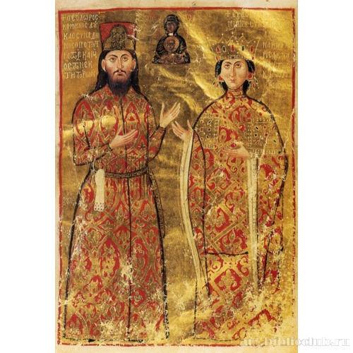 Протостратор Феодор Комнин Дука Синадин и его жена Евдокия