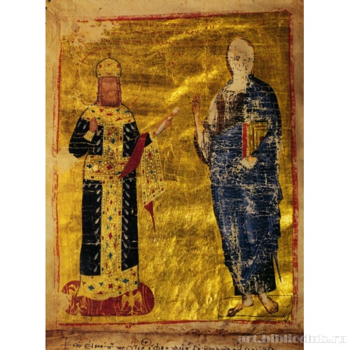 Андроник II Палеолог, благословляемый Христом