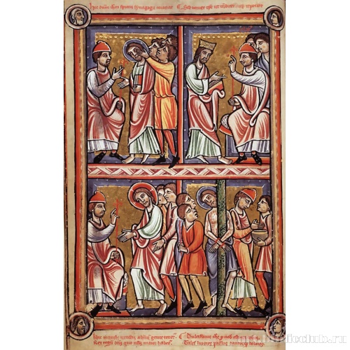 Заушение Христа, Христос перед Каиафой, Христос перед Пилатом, Бичевание Христа