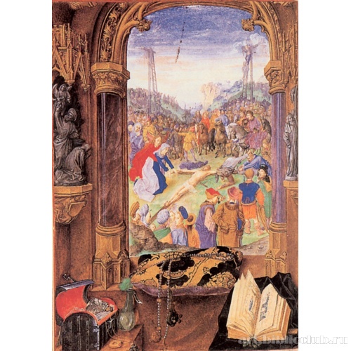 Христа прибивают гвоздями к кресту