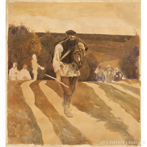 Прохожие. Этюд