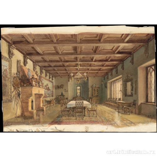 Столовая в доме С.И. Мамонтова в Москве