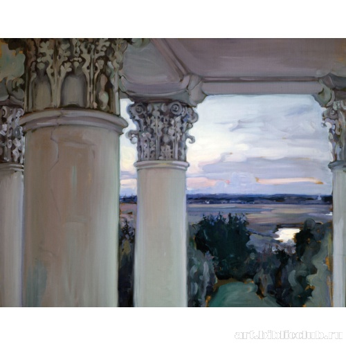 Из окна старого дома. Введенское. Фрагмент