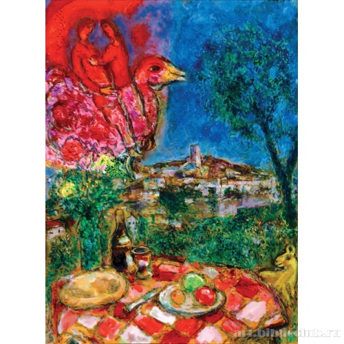 Стол перед деревней