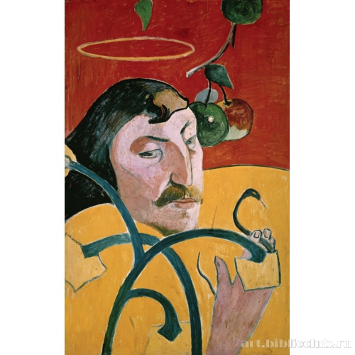 Символический автопортрет с нимбом