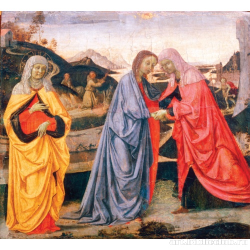 Посещение Марией святой Елизаветы и святая Анна