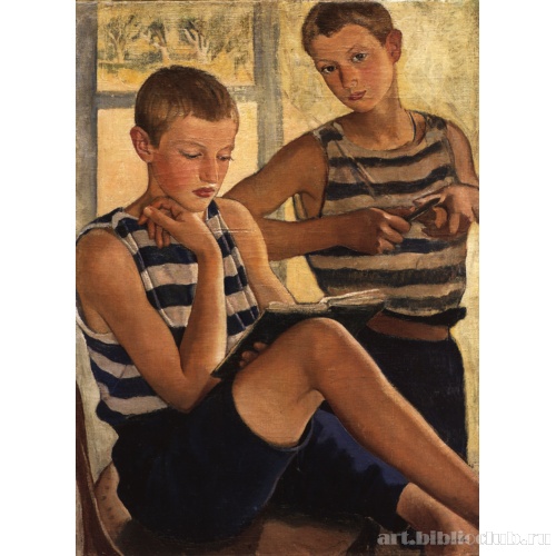 Мальчики в матросских тельняшках