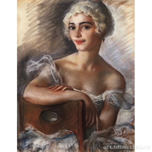 Портрет Е.Н. Гейденрейх в белом парике