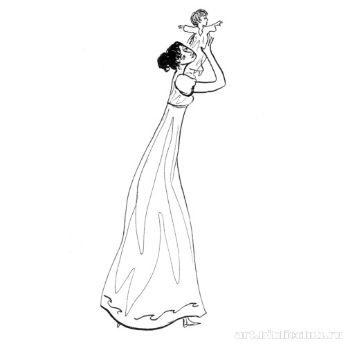 На руках у матери Надежды Осиповны: «Вот он – ХIX век!