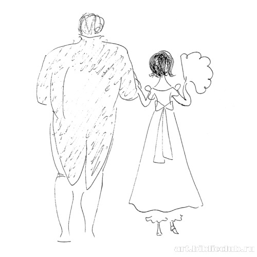 Наташа и Пьер (на именинах у Ростовых)