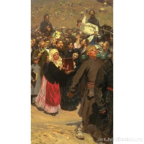 Крестный ход в Курской губернии. Фрагмент