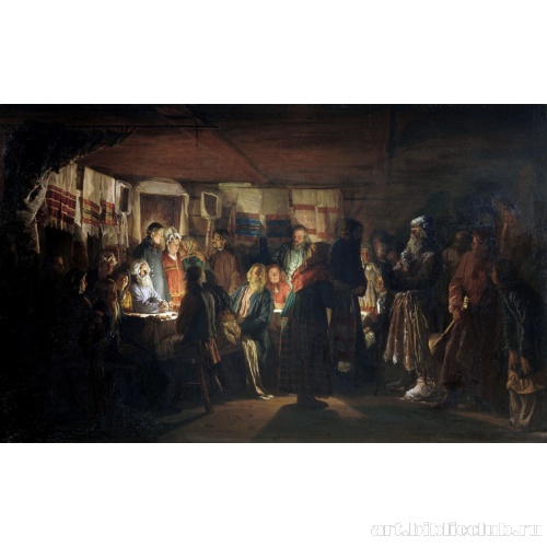 Приход колдуна на крестьянскую свадьбу