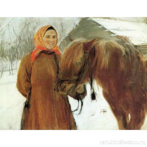 Баба с лошадью