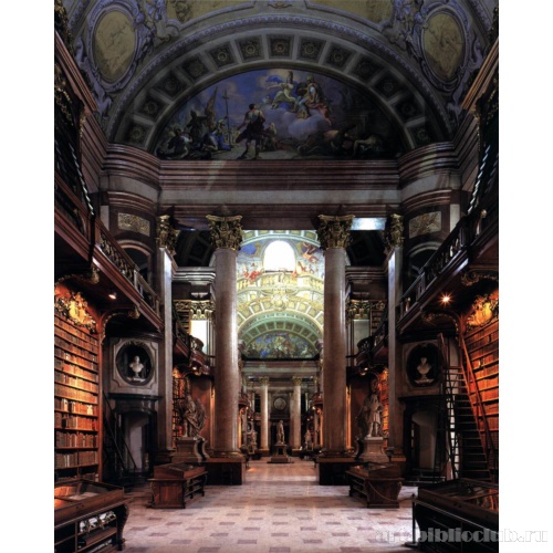 Хофбург. Интерьер библиотеки