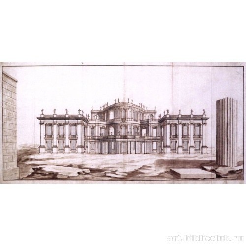 Фасад садового павильона