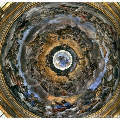 Церковь Сант Андре делла Валле. Роспись купола
