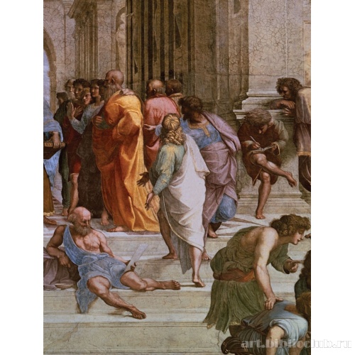 Афинская школа. Фрагмент