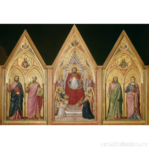 Триптих Стефанески. Обратная сторона