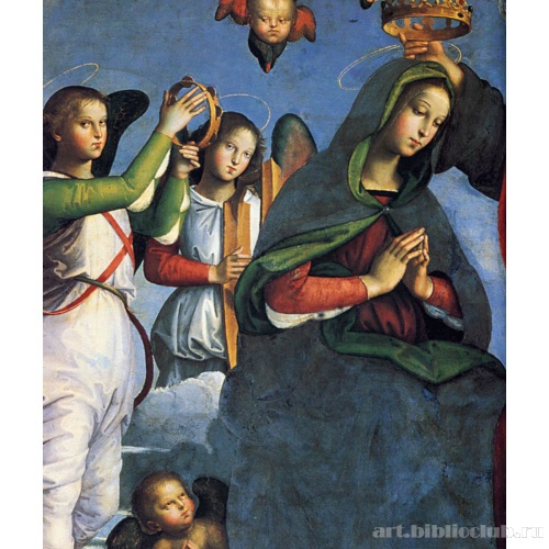 Коронование Марии. Фрагмент